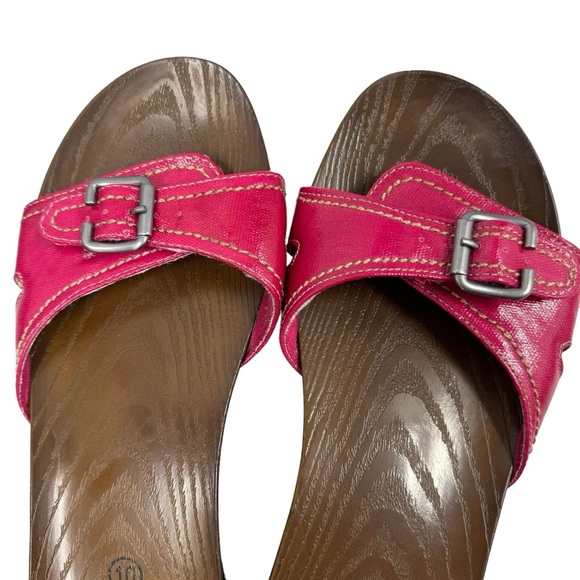 Dr. Scholl's Advance Comfort Sintetico Women's Hot Pink Slide Sandals Size 10 - Picture 7 of 10